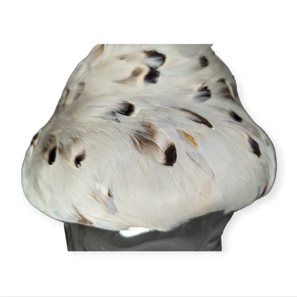 Vintage MCM Feather Cloche Hat - Picture 4 of 11